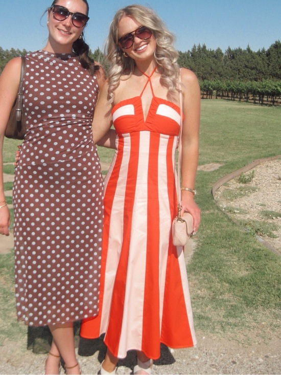 Anthropologie Dresses & Skirts - Anthropologie Maeve Halter Colorblock Midi Dress